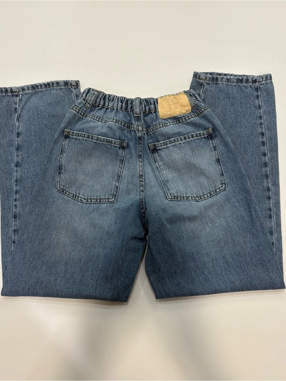 Zara Boys Light Blue Classic Baggy Fit Denim Jeans